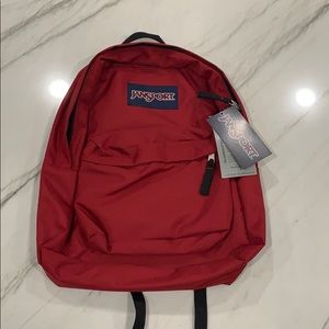 Red Jansport Backpack